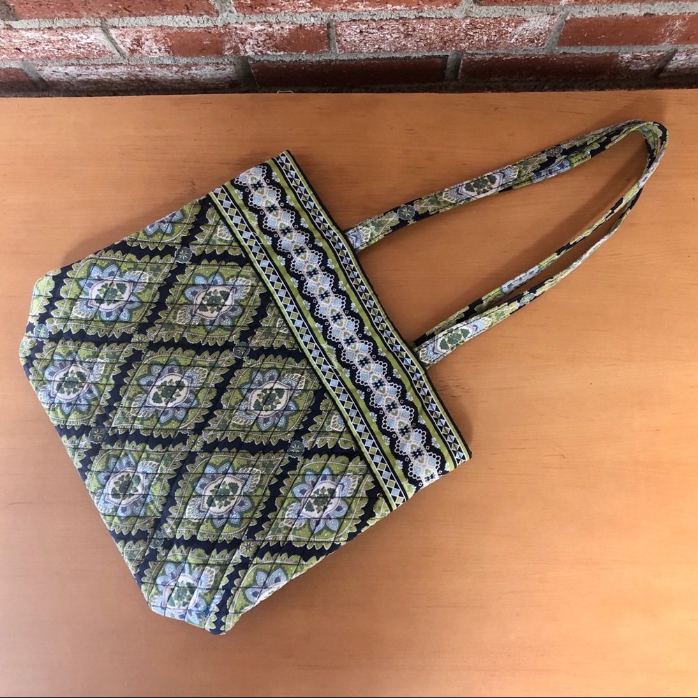 Vera Bradley Tote/Shoulder Bag - Cambridge Pattern - Picture 2 of 8
